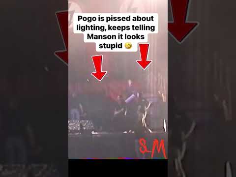 Thumbnail for Tense Marilyn Manson antichrist superstar rehearsal ai enhanced audio Manson vs Pogo #nickiknot