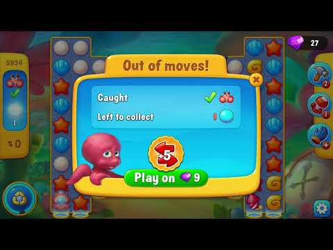 [FISHDOM Walkthrough] Level 5934 (Qua màn - Fishdom)