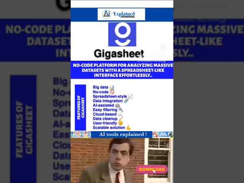 "Gigasheet AI: Supercharge Your Big Data Analysis 📈🤖"