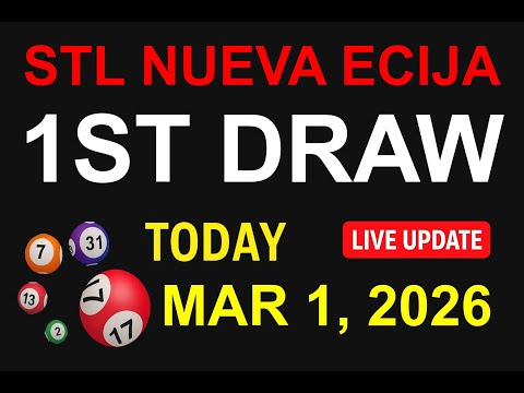STL NUEVA ECIJA 1ST DRAW - MAR 1, 2026 Results (LIVE UPDATE)