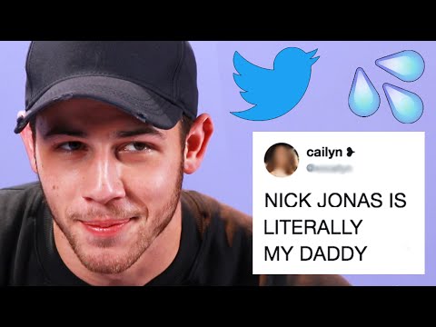 Nick Jonas Reads Hilarious Thirst Tweets