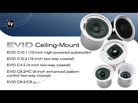 Демонстрация акустических систем Electro-Voice EVID 