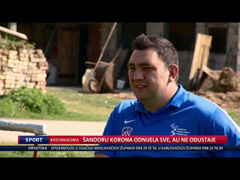 Reportaža o Velimiru Šandoru, hrvatskom paraolimpijcu