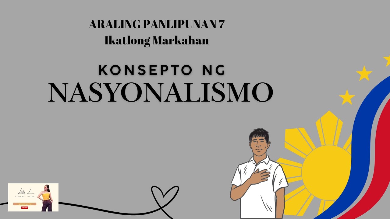 ARALIN PANLIPUNAN Grade 7- Quarter 3, Module 1 - Konsepto ng Nasyonalismo