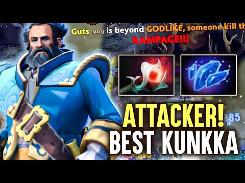 When They Meet Attacker Best Kunkka - Outplaying Enemy Like A Boss Dota 2
