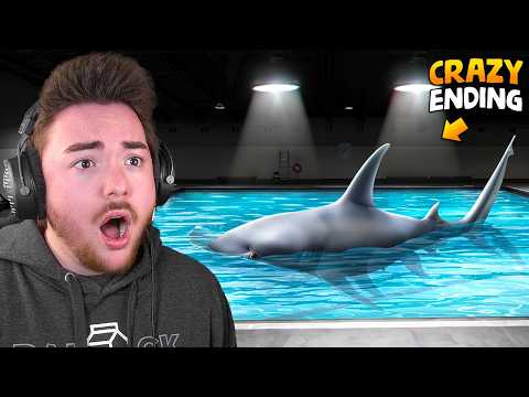 SWIMMING WITH THE SHARK IN MY POOL… (Full Game + Crazy Ending)