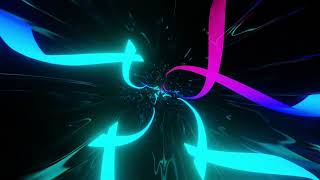 Calming Meditation Background -  VJ LOOP NEON - Smooth Flowy Colorful Abstract Background Video 4k