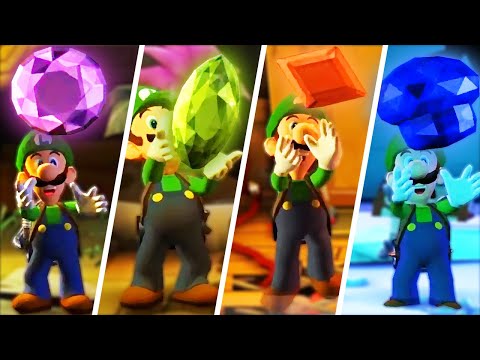 Luigi's Mansion 2: Dark Moon - All 65 Gem Locations
