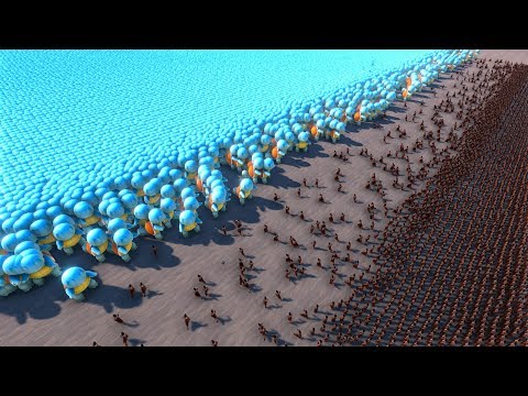 30.000 JESUS vs 30.000 SQUIRTLE - Ultimate Epic Battle Simulator