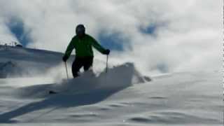 preview picture of video 'Ischgl Tiefschnee Ski fahren'