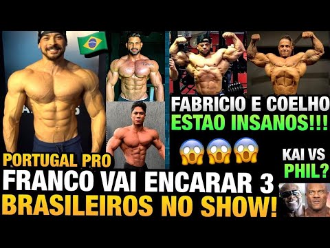 FRANCO VAI ENCARAR 3 BRASILEIROS NO PORTUGAL PRO - FABRICIO E COELHO INCRIVEIS - KAI VS PHIL E MAIS