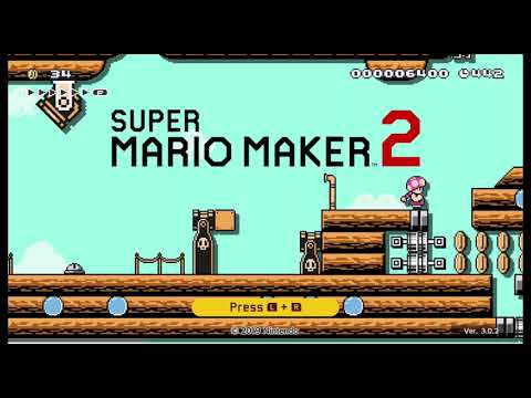 Super Mario Maker 2 - Title Screen "SMB3 - Airship" with 406s