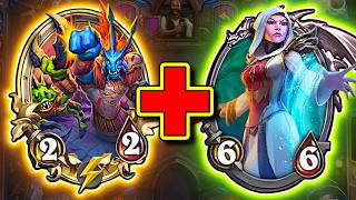 This STACKS! 20+ Deathrattles on ONE Minion! @Slyders_HS  | Hearthstone Battlegrounds Commentary