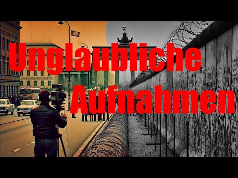 Unglaubliche Aufnahmen der Berliner Mauer – Ein Blick in die Vergangenheit! DDR, DDR
