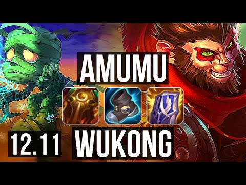 AMUMU vs WUKONG (JNG) | 5/1/7, 300+ games | EUW Diamond | 12.11
