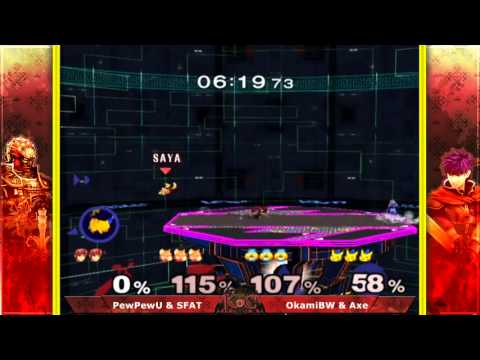 Kings of Cali - PewPewU & SFAT Vs. OkamiBW & Axe LQF - Super Smash Bros. Melee - SSBM