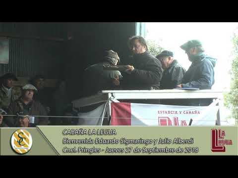 27-09-18 Bienvenida Eduardo Sigmaringo y Julio Alberdi - Cabaña La Legua S.A. - Coronel Pringles