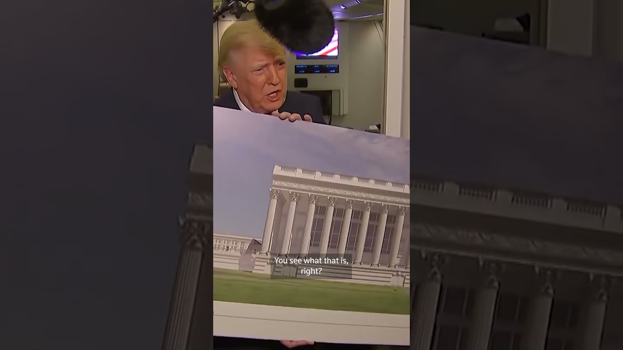 Trump unveils new White House ballroom renderings #Reuters - SWN ...