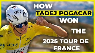 La supremazia di Tadej Pogacar al Tour de France 2025