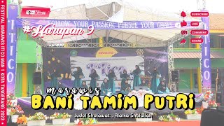 Download lagu MARAWIS BANI TAMIM PUTRI || FESTIVAL MARAWIS ITICO MAN 1 KOTA TANGERANG 2023 ( Alaika Sholallah ) mp3