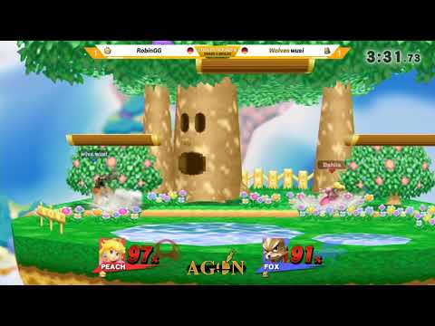 AGON N2 - RobinGG (Peach) Vs. Wolves | Wusi (Fox) - Losers Round 6 - Smash 4 Singles