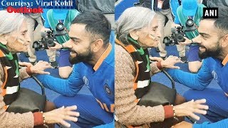 Virat Kohli meets 87-year-old 'most passionate' cricket fan, takes her blessings