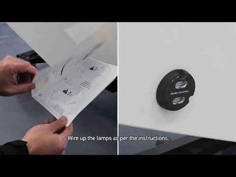 AL Sabih Marine Installing Apelo Underwater Lights from Hella marine