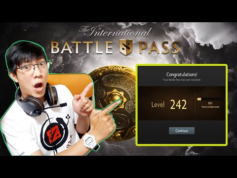 Opening Battle Level Bundle +240 Level - The International 2020 Battle Pass Dota 2