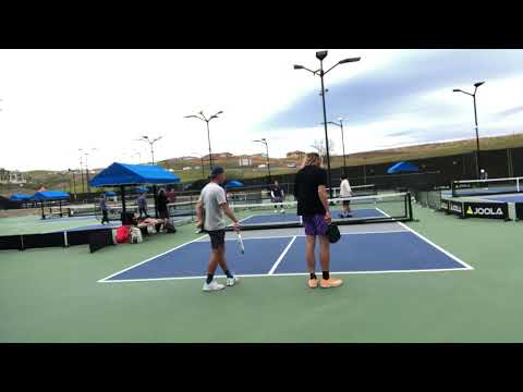 Tadd Barnett & Monte Imburg vs Keenan Mayo & Aidan Mayo doubles Pickleball