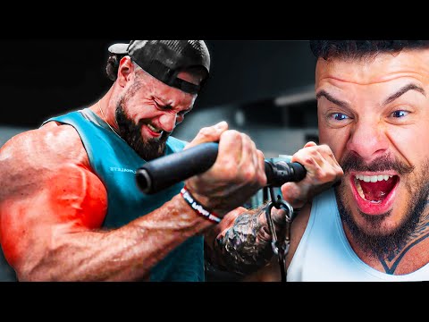 Reacting to CBUM's BICEPS and TRICEPS Workout for MR OLYMPIA 2022!