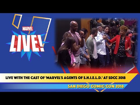 Live with the Cast of 'Marvel's Agents of S.H.I.E.L.D.' at SDCC 2018