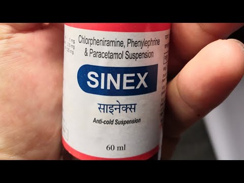 Sinex suspension नेपाली मा  | Sinex suspension use|side effects|Anticold suspension