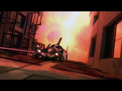 Harvey Dent chases Batmobile | Batman Forever