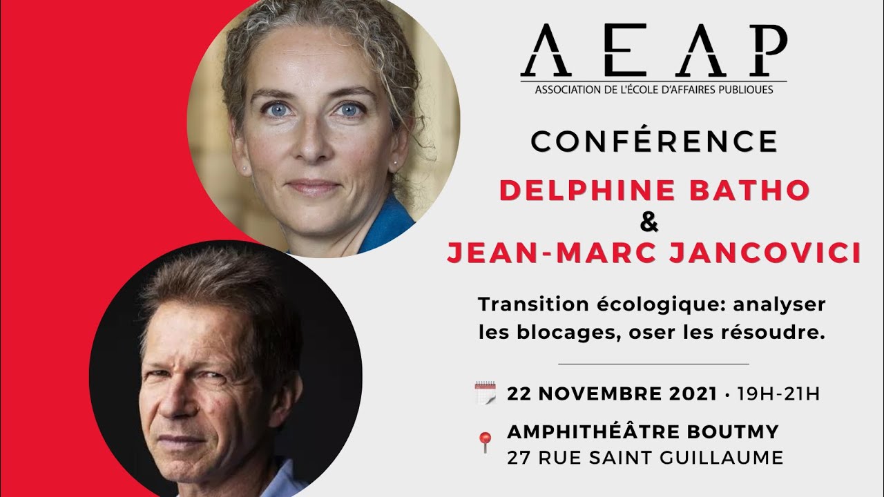 Miniature de la vidéo Jean-Marc Jancovici et Delphine Batho : blocages et solutions de la transition écologique du film Jean-Marc Jancovici et Delphine Batho : blocages et solutions de la transition écologique