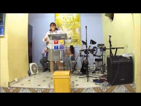 Bem vindo......Quadrangular Vera Cruz......05 Dezembro 2012 - Pastora Maxizaine - Oração.