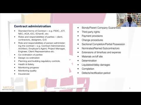 MEQSA Webinar 3 - Contract Practice and Contract Administration - Session 1