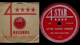 PEE WEE CRAYTON after hours boogie / why did you go 4 STAR