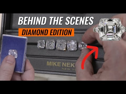 BEHIND THE SCENES EVALUATING DIFFERENT ASSCHER CUT DIAMONDS!