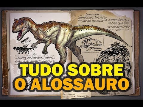 ARKDEX - ALOSSAURO - ALLOSAURUS - ARK SURVIVAL EVOLVED