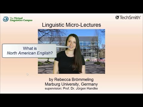 VAR_022 - Linguistic Micro-Lectures: North American English