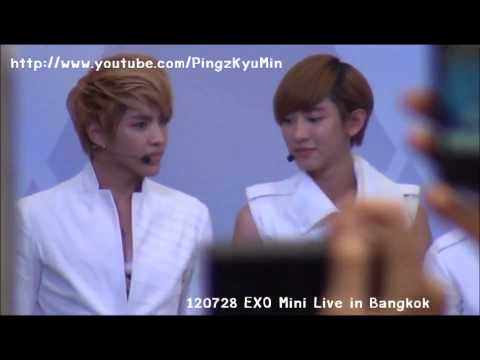 【FANCAM】120728 EXO Mini Live in Bangkok - Kris & Chanyeol Cut