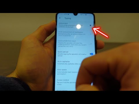 How To Remove Autocorrect on Huawei P30 Lite