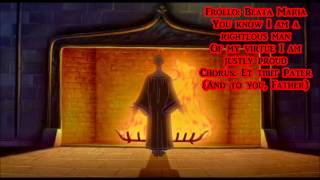Heaven&#39;s Light/Hellfire (w/ lyrics) From Disney&#39;s &quot;The Hunchback of Notre Dame&quot;