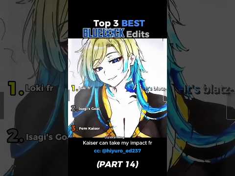 Ranking the BEST Blue Lock Edits PART 14 #shorts #ranking #bluelock #anime #edit #animecosplay