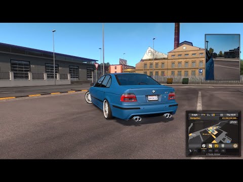 ETS2 1.35 Mods |Car Mod| - Testing the BMW M5 E39 V2R10