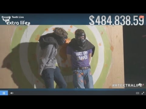 Michael, Gavin and Andy get shot - Extra Life 2016