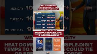 Heat dome to bring triple-digit temps to Virginia: 'We could tie or break some records'