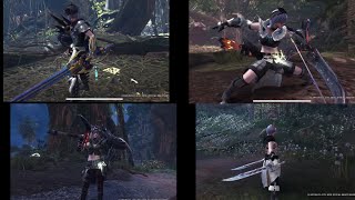 [MHWI]美しくそして可愛く煌びやかに！女性ハンター重ね着コーデ紹介！