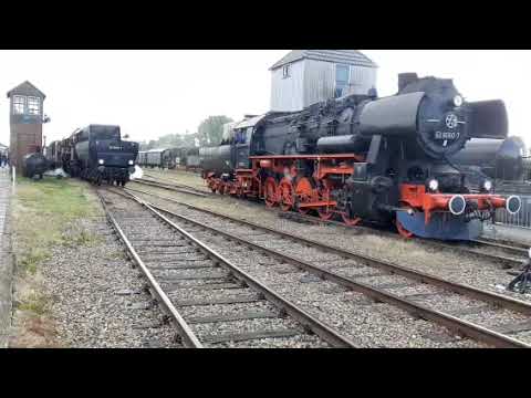 treinen in Stadskanaal en veendam tijdens(Stadskanaal onder stoom) 2022