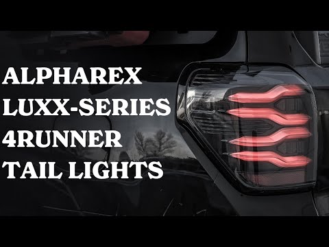AlphaRex LUXX Series 4Runner Tail Lights Comparison